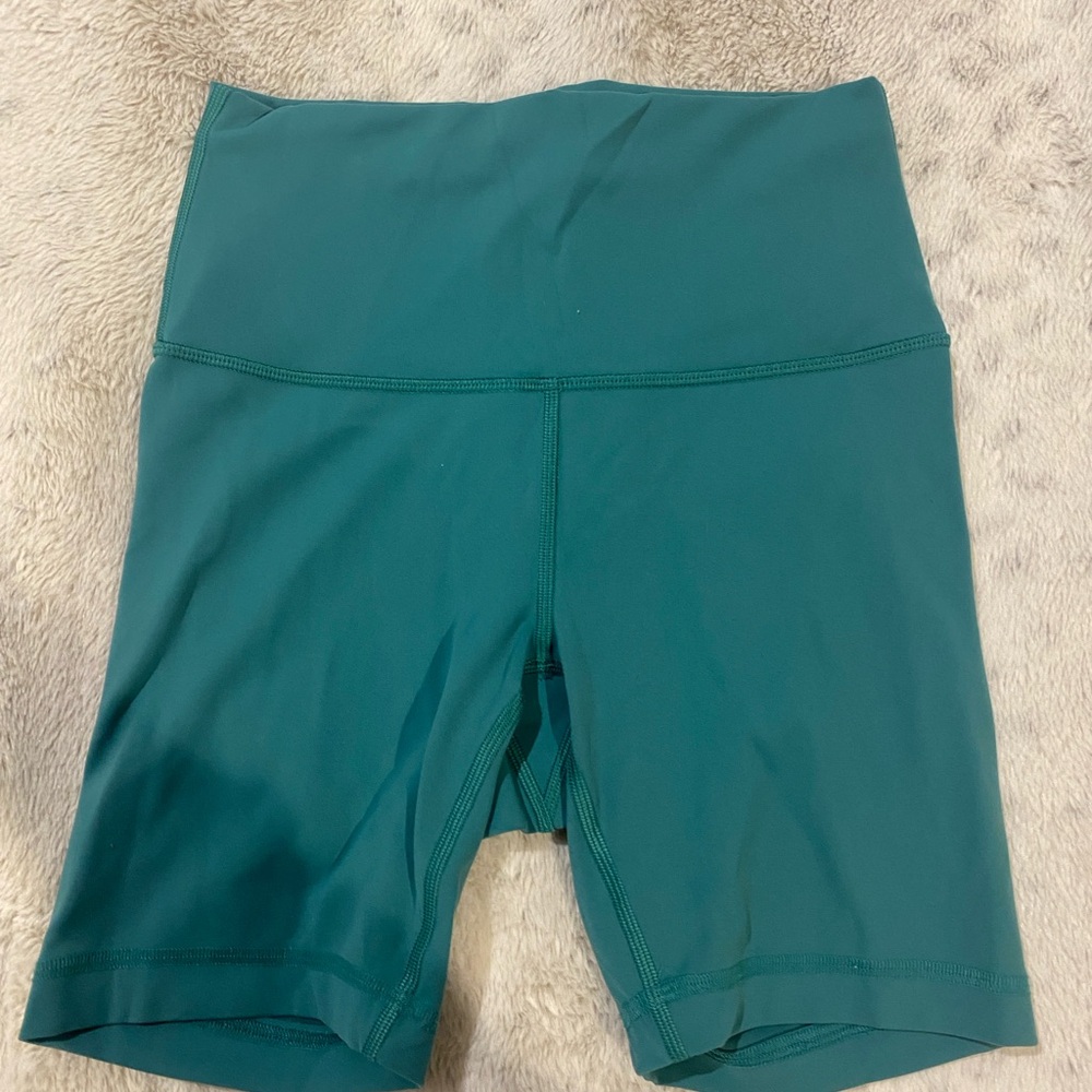 lululemon athletica Teal Bike Shorts